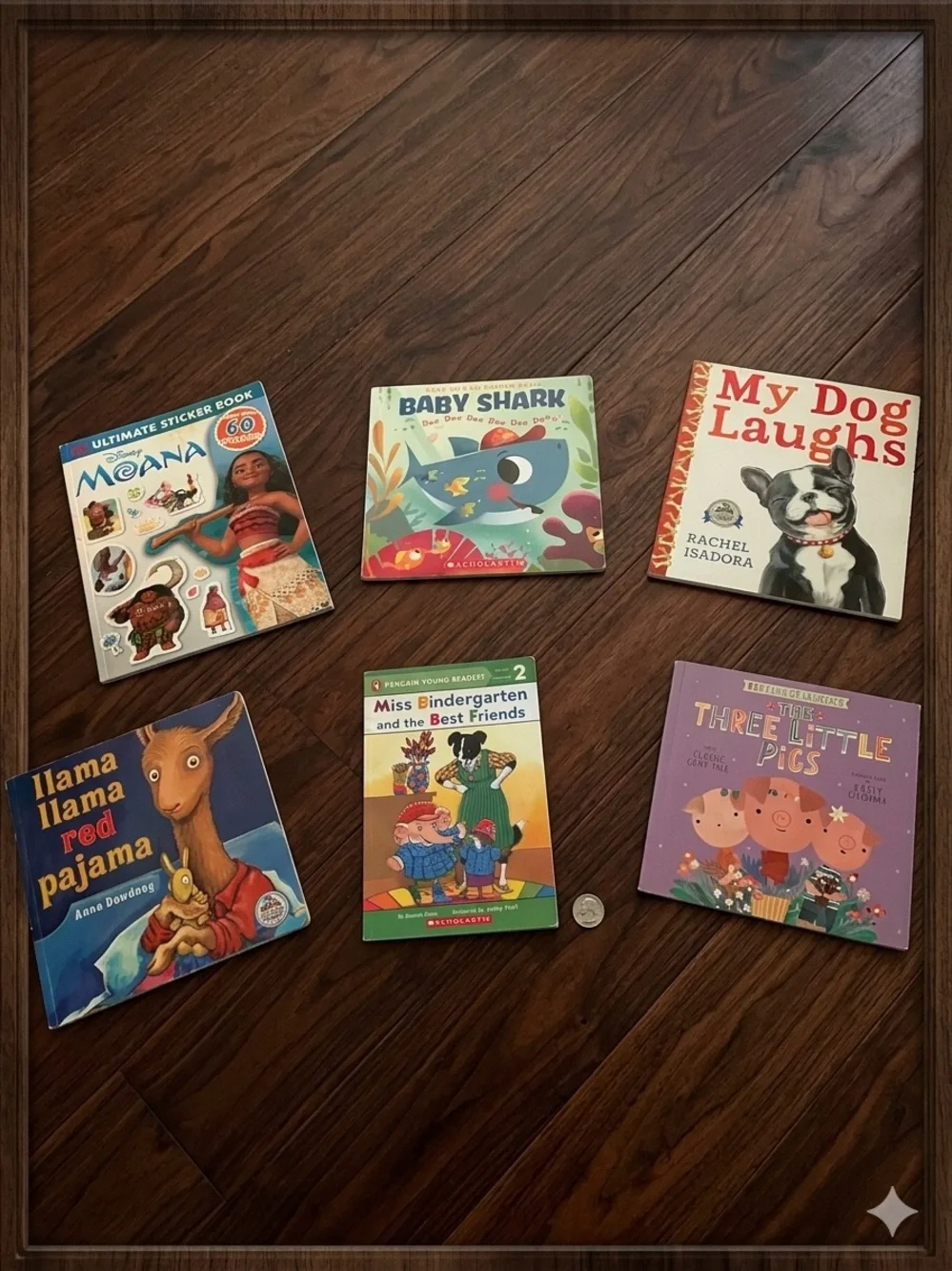 6 Children’s Picture Books Lot - The Three Little Pigs, Llama Llama, & more